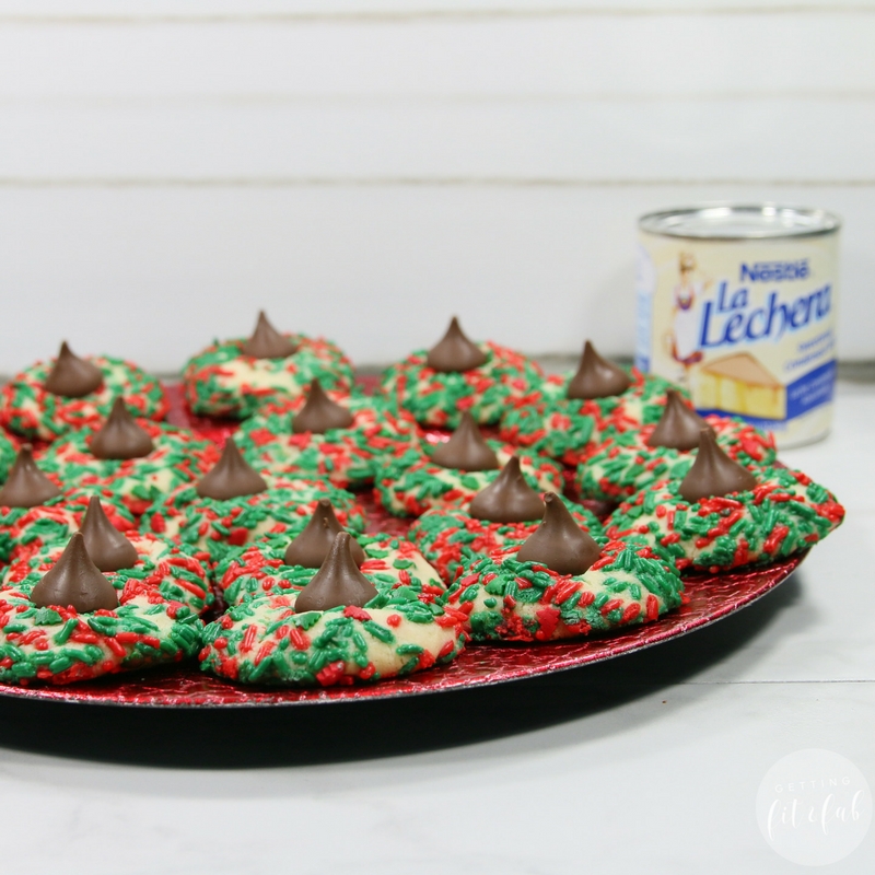 Chocolate & Sprinkle Covered Condensed Milk Cookies, perfect for this upcoming holiday season or any special occasion 