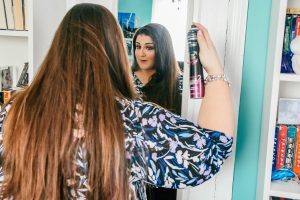 #ad| Have long, thick hair like me? Check out my two go to styles that are my no fail go to's. Check it out! #StyleWithoutStiffness #TRESTuesdays #Walmart