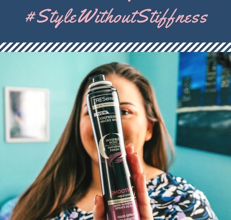 #ad| Have long, thick hair like me? Check out my two go to styles that are my no fail go to's. Check it out! #StyleWithoutStiffness #TRESTuesdays #Walmart