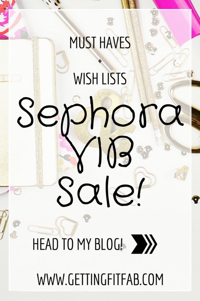 It's the Sephora VIB sale again! I've created my Must Have list and three separate wish lists for Beauty, Skincare, and Haircare! Check it out! #SephoraVIBSale #VIBSale #SephoraInsider