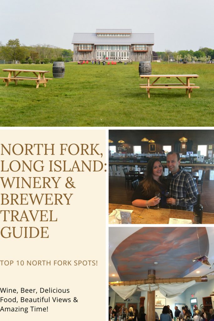 Are you traveling to the North Fork of Long Island, NY any time soon? I'm sharing my Top 10 Wineries + Breweries to stop during your visit. #NoFo