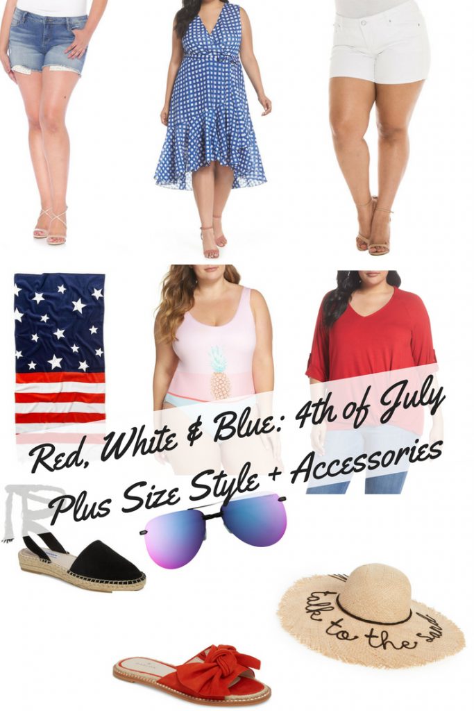 4th of July Plus Size Style + Accessories! I love grabbing Patriotic pieces for the summer time that I can double as my favorite summer pieces + accessories