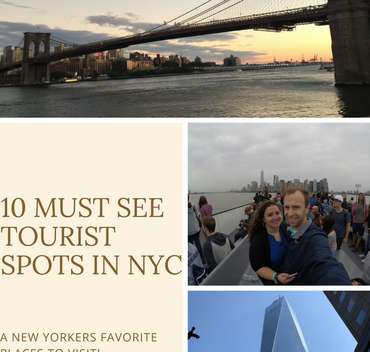 Are you visiting NYC soon? I share my 10 Must See Tourist Spots in NYC! I love going to NYC whether it's to play tourist or revisit favorites! Check it out! #VisitNYC