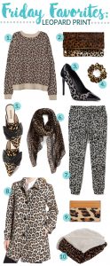 Another Friday Favorites! It's all about the Leopard print, and I am totally loving everything! it's a great neutral piece and to add a fun print to any outfit! #FridayFavorites