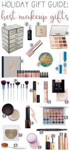 Holiday Gift Guide: Best Makeup Gifts. I am a makeup hoarder, I love all things makeup...you'd think by my collection I was a YouTuber. #GFFHolidayGiftGuide