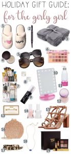 Holiday Gift Guide: Best Girts for the Girly Girl! Shopping for a girly girl can be difficult, especially if she's anything like me! #GFFHolidayGiftGuide