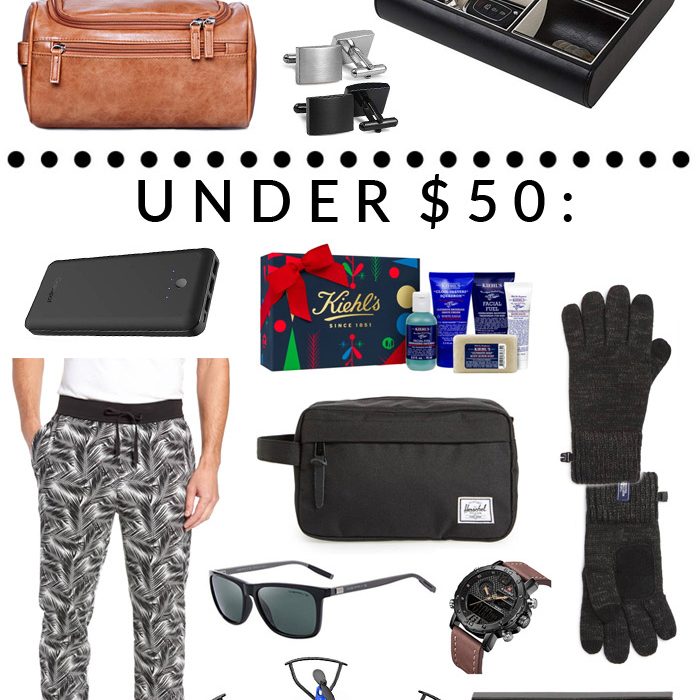 Holiday Gift Guide: Best Gifts for Him Under $25/$50/$100. For the man in your life that has everything and "doesn't need" anything. #GFFHolidayGiftGuide