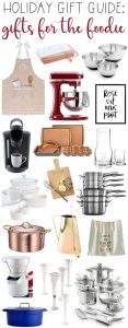 Holiday Gift Guide: Best Gifts for the Foodie! Another great list that has something for everyone on your list! Baker, Cook, or foodie! #GFFHolidayGiftGuide