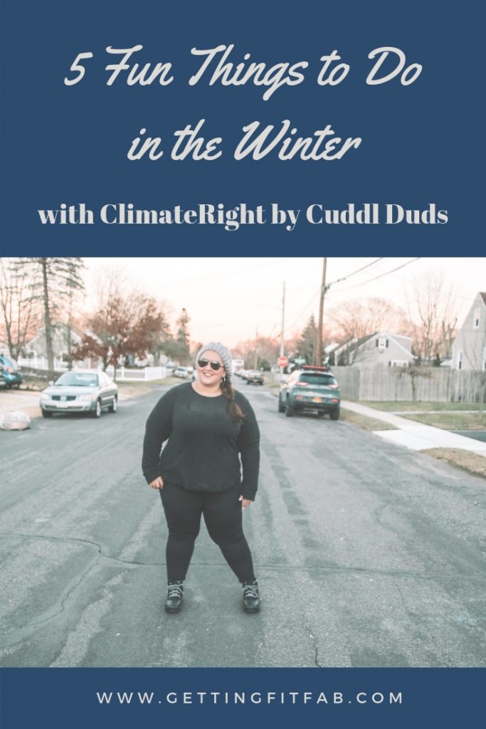 #ad| Winter is usually the time when most people stay inside, but I’m sharing 5 fun things to do in winter! Plus a bonus of the perfect way to stay warm, so being outside will be comfortable! #ClimateRight
