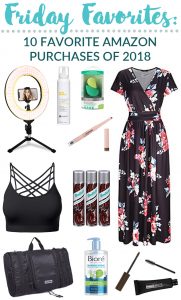 Friday Favorites: 10 Favorite Amazon Purchases of 2018! Happy Friday everyone! I wanted to round up my favorite purchases for you today and I think you'll love them! #FridayFavorites