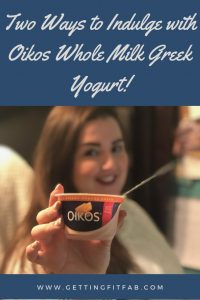 If you’ve got a sweet tooth, then Oikos Whole Milk Greek Yogurt will be a great way to indulge! They’ve got 15 flavors to chose from, you definitely need to try the Slice-of-Heaven Strawberry Cheesecake one! #ad #IndulgeWithOikos #Indulgencebythespoonful