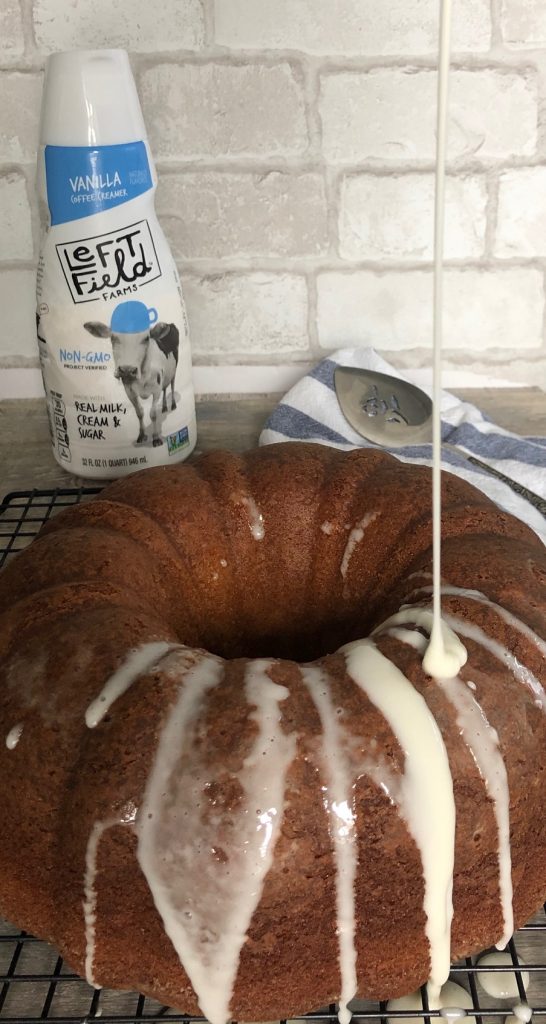 #ad| I'm sharing something a little different on my blog- Traditional Vanilla Bundt Cake with a Twist! It's a favorite recipe of mine and I'm so glad I can share it! Check out my blog post to see what the twist is! #LeftFieldFarms