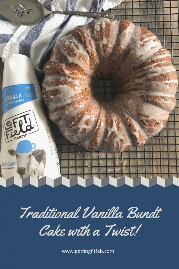 #ad| I'm sharing something a little different on my blog- Traditional Vanilla Bundt Cake with a Twist! It's a favorite recipe of mine and I'm so glad I can share it! Check out my blog post to see what the twist is! #LeftFieldFarms