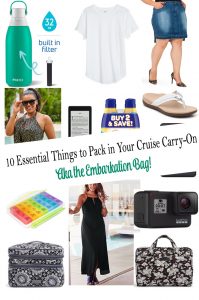 Six cruises later I finally got the cruise carry on bag down to a science! It's a short list because you don't need much, check it out! #TravelBlogger