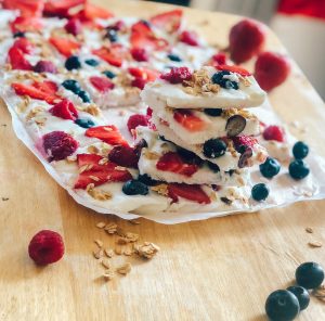Are you a fan of Parfait? I’ve got a frozen style parfait that’ll become your summer favorite. Fruits, honey and @DannonYogurt Whole Milk Plain yogurt from Walmart. #DannonYogurt #Ad #SpoonTheDelicious #DannonDelights