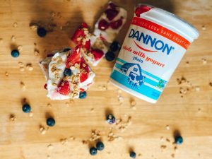 Are you a fan of Parfait? I’ve got a frozen style parfait that’ll become your summer favorite. Fruits, honey and @DannonYogurt Whole Milk Plain yogurt from Walmart. #DannonYogurt #Ad #SpoonTheDelicious #DannonDelights