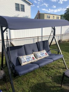 Summer is here and boy is it hot! Decorating your backyard can be as simple as adding a fun swing or new chair! Check out my top picks! #SummerOutdoorDecor